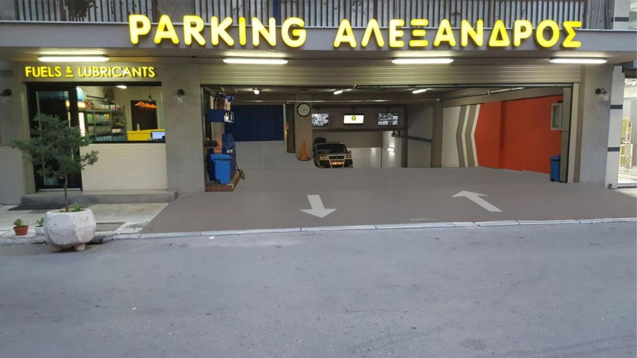 Bella Suite City Center, Parking Thessaloniki Exterior foto